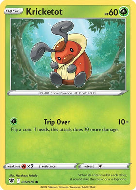 Kricketot [009/189] [Astral Radiance] Reverse Holofoil