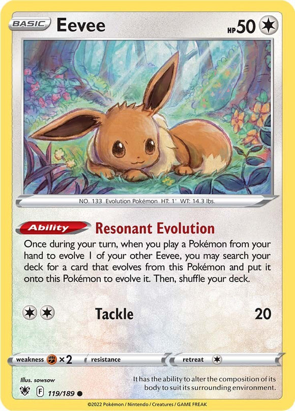 Eevee [119/189] [Astral Radiance] Reverse Holofoil