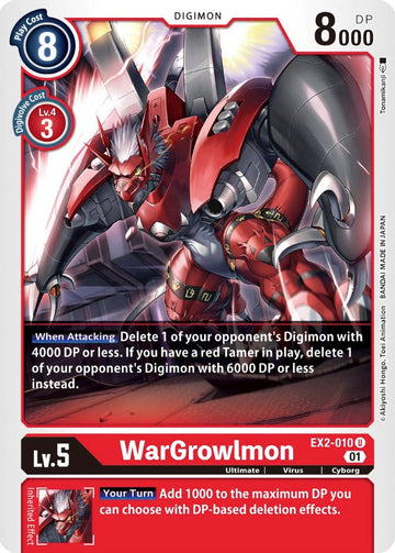 WarGrowlmon [EX2-010 U] [Digital Hazard]