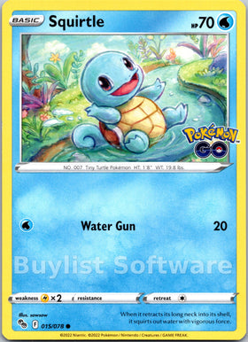 Squirtle [015/078] [Pokemon GO]