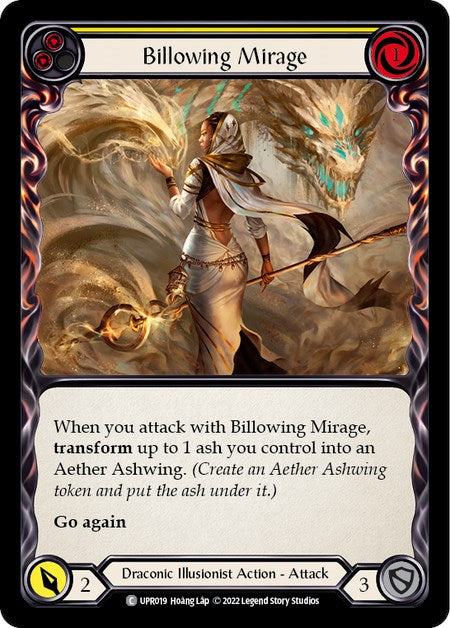 Billowing Mirage (Yellow) [UPR019] [Uprising] Rainbow Foil