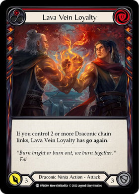 Lava Vein Loyalty (Red) [UPR069] [Uprising] Rainbow Foil