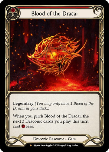 Blood of the Dracai [UPR000] [Uprising] Rainbow Foil