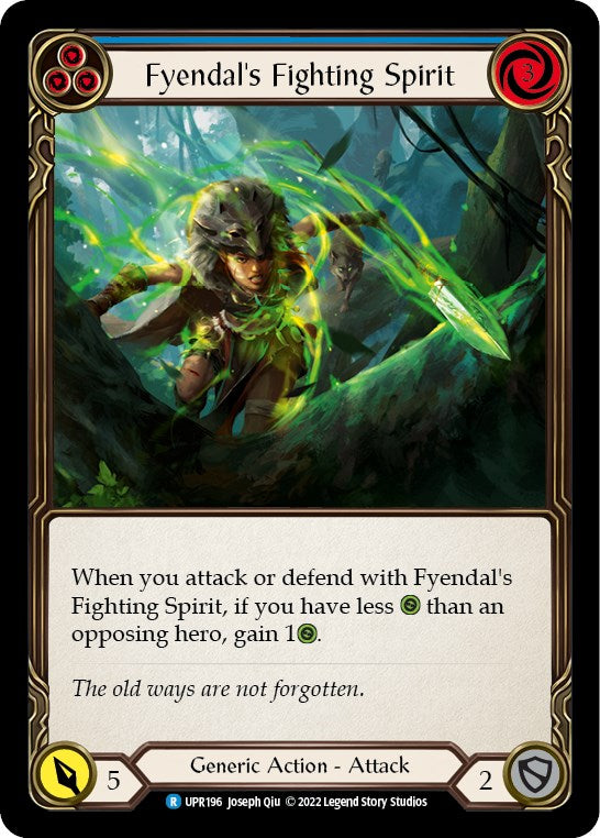 Fyendal's Fighting Spirit (Blue) [UPR196] [Uprising]