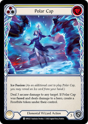 Polar Cap (Yellow) [UPR123] [Uprising] Rainbow Foil