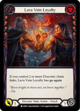 Lava Vein Loyalty (Blue) [UPR071] [Uprising]