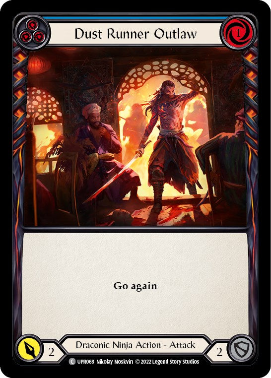 Dust Runner Outlaw (Blue) [UPR068] [Uprising] Rainbow Foil