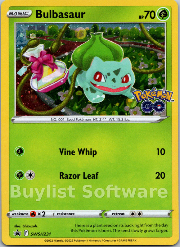 Bulbasaur [SWSH231] [Sword & Shield Promo Cards] Holofoil