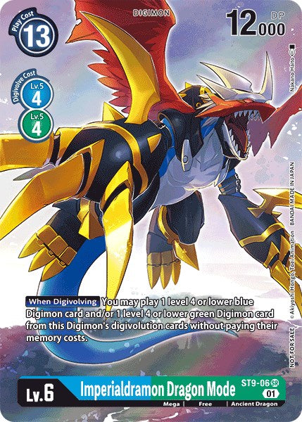 Imperialdramon Dragon Mode (Box Topper) [ST9-06] [Digital Hazard] Foil