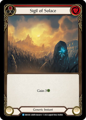 Sigil of Solace [DRO026] [Blitz Deck: Uprising - Dromai]