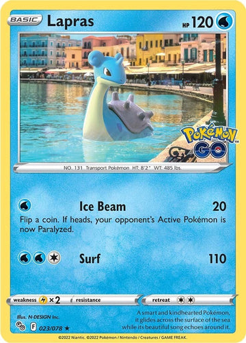 Lapras [023/078] [Pokemon GO] Reverse Holofoil