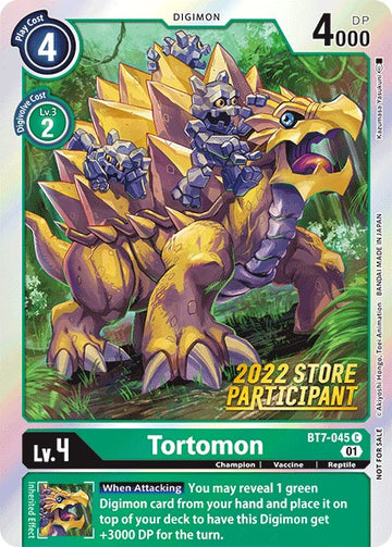 Tortomon (2022 Store Participant) [BT7-045] [Next Adventure] Foil