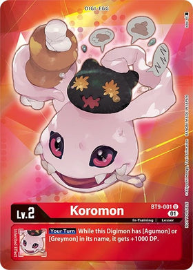Koromon (Box Topper) [BT9-001] [X Record] Foil