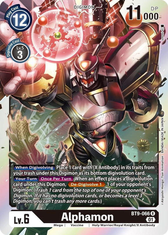 Alphamon [BT9-066 R] [X Record] Foil