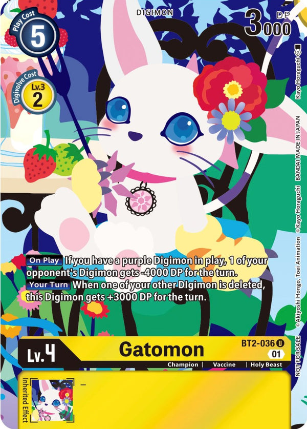 Gatomon (Tamer's Card Set 2 Floral Fun) [BT2-036] [Release Special Booster 1.0]