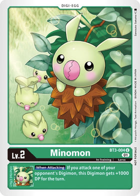 Minomon (Winner Pack X Record) [BT3-004] [Release Special Booster 1.0]
