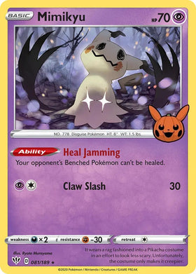 Mimikyu [081/189] [Trick or Trade BOOster Bundle] Holofoil