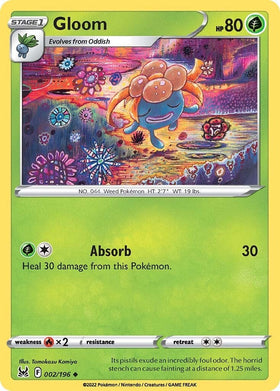 Gloom [002/196] [Lost Origin] Reverse Holofoil