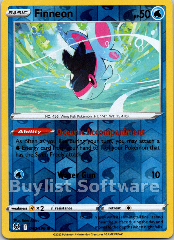 Finneon [040/196] [Lost Origin] Reverse Holofoil