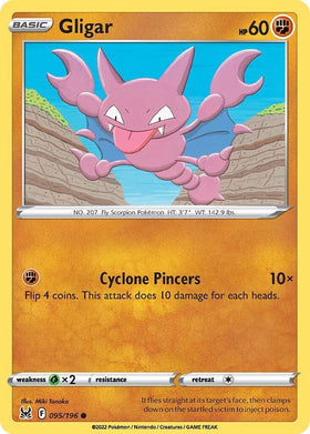 Gligar [095/196] [Lost Origin] Reverse Holofoil