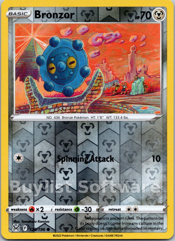 Bronzor [125/196] [Lost Origin] Reverse Holofoil