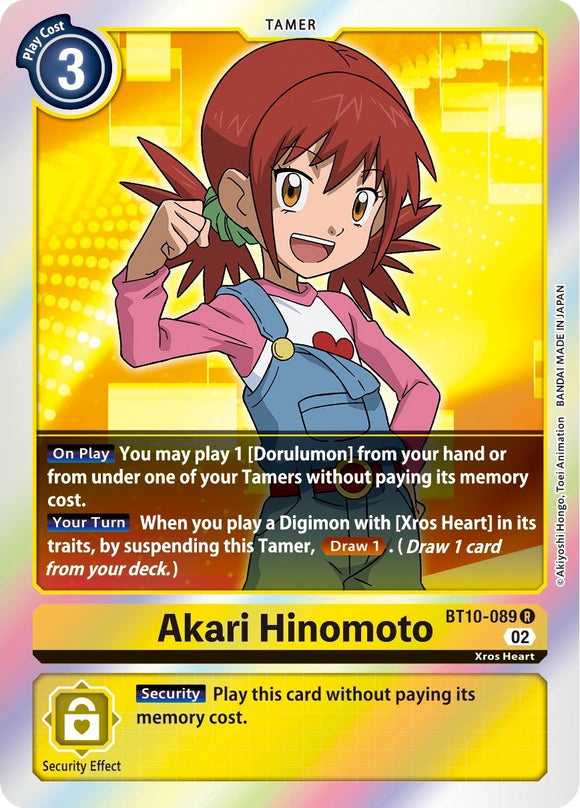 Akari Hinomoto [BT10-089 R] [Xros Encounter] Foil