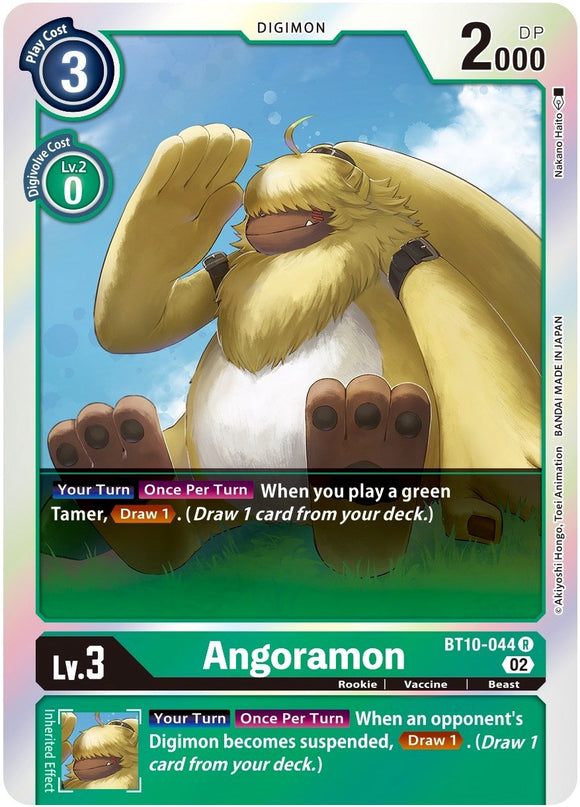 Angoramon [BT10-044 R] [Xros Encounter] Foil