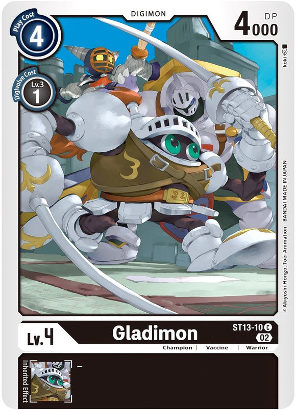 Gladimon [ST13-10] [Starter Deck 13: Ragnaloardmon]