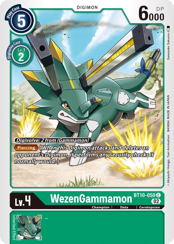 WezenGammamon [BT10-050 C] [Xros Encounter]
