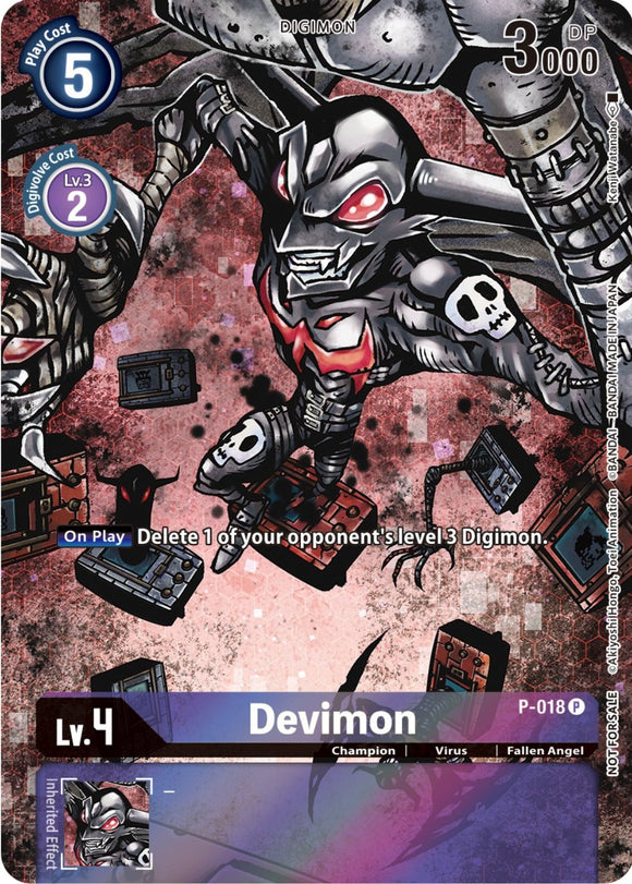Devimon (25th Special Memorial Pack) [P-018] [Digimon Promotion Cards] Foil