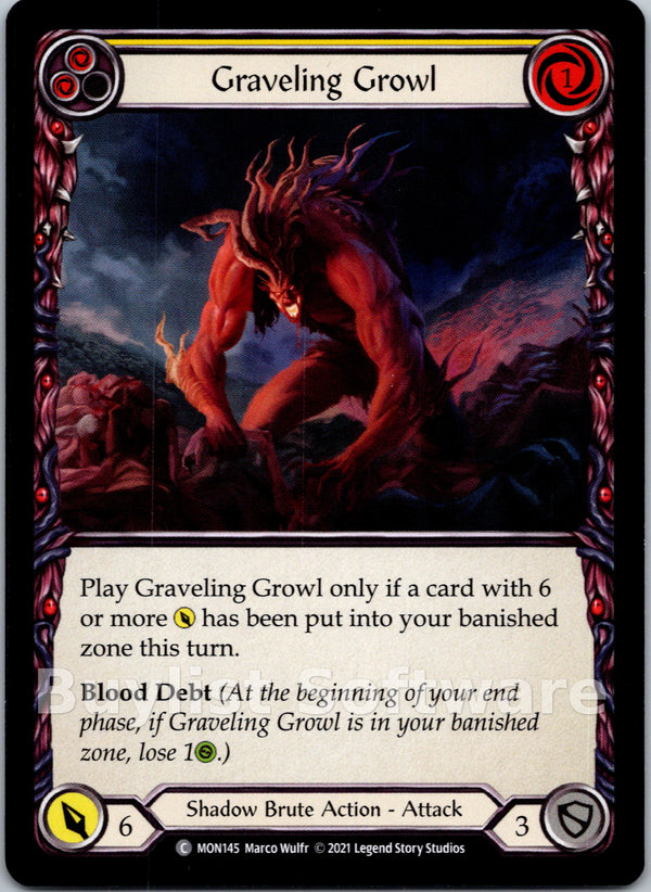 Graveling Growl (Yellow)