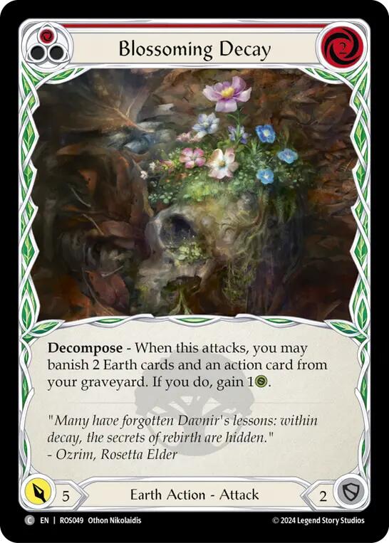Blossoming Decay (Red)