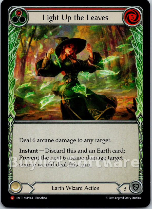 Light Up the Leaves (Red)