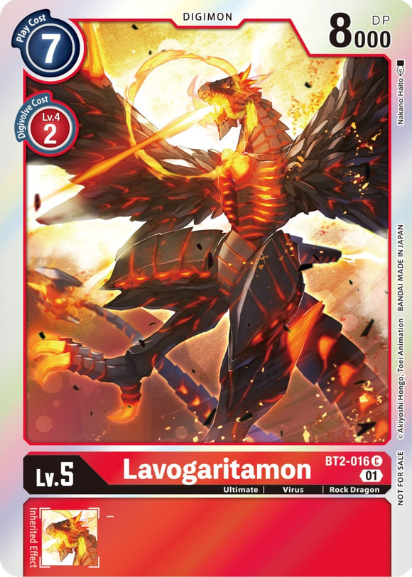 Lavogaritamon (ST-11 Special Entry Pack) [BT2-016] [Release Special Booster 1.0] Foil
