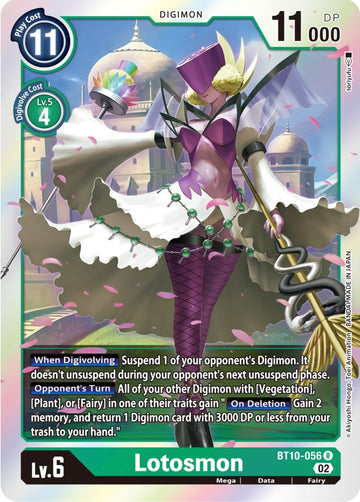 Lotosmon [BT10-056] [Xros Encounter] Foil