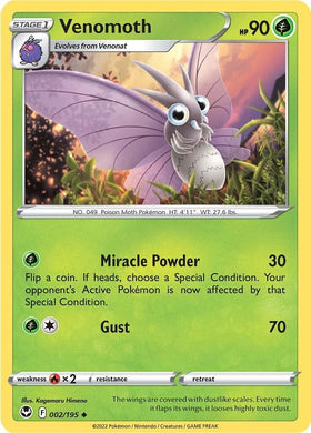 Venomoth [002/195] [Silver Tempest]
