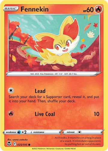Fennekin [025/195] [Silver Tempest]
