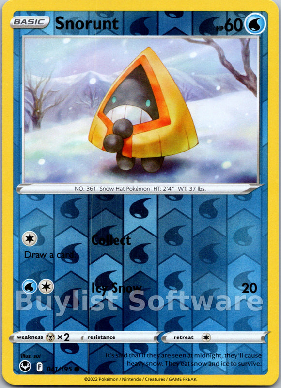 Snorunt [041/195] [Silver Tempest] Reverse Holofoil