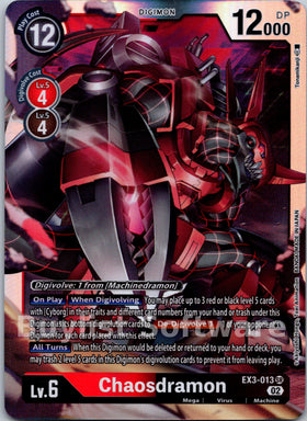 Chaosdramon [EX3-013] [Draconic Roar] Foil