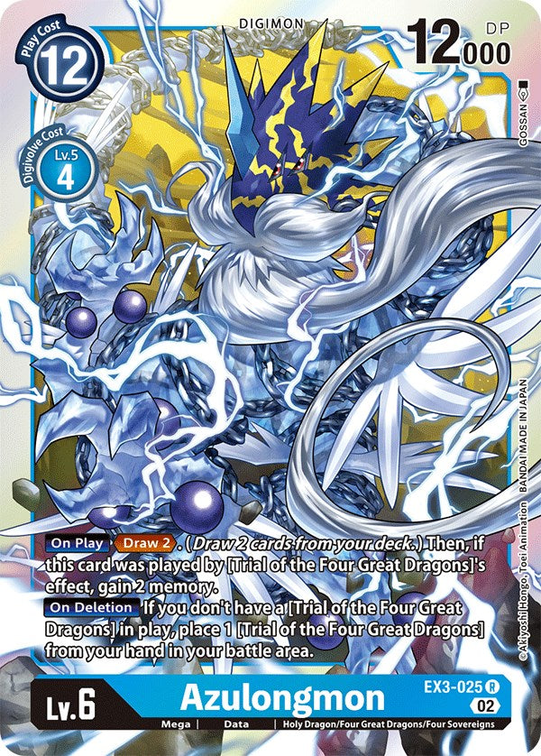 Azulongmon [EX3-025] [Draconic Roar] Foil