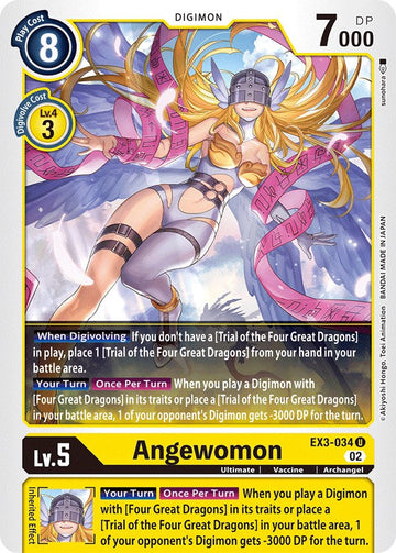 Angewomon [EX3-034 U] [Draconic Roar]