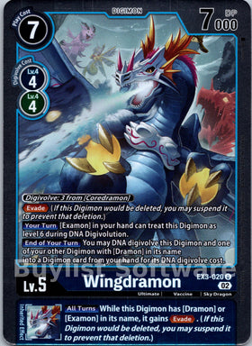 Wingdramon (Box Topper) [EX3-020] [Draconic Roar] Foil