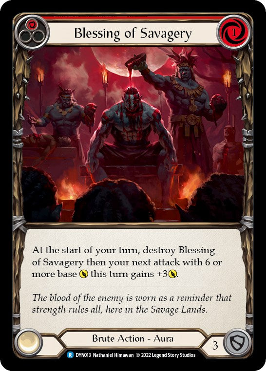 Blessing of Savagery (Red) [DYN013] [Dynasty]