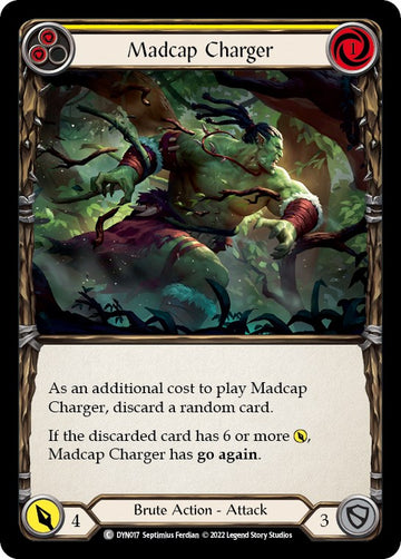 Madcap Charger (Yellow) [DYN017] [Dynasty] Rainbow Foil