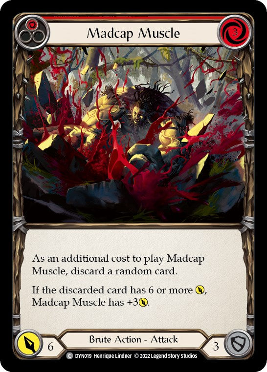 Madcap Muscle (Red) [DYN019] [Dynasty] Rainbow Foil