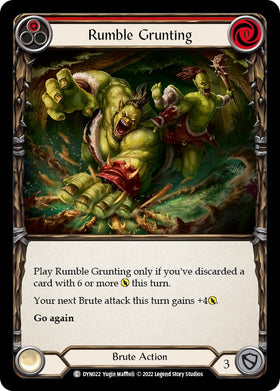 Rumble Grunting (Red) [DYN022] [Dynasty]