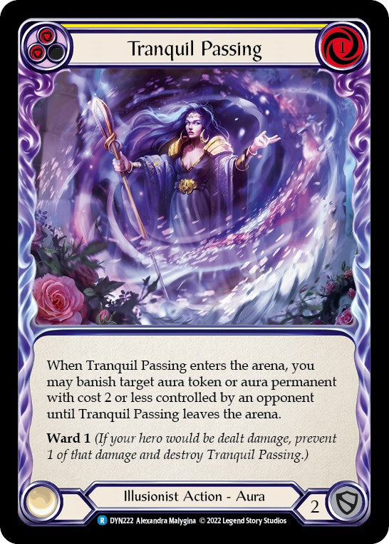 Tranquil Passing (Yellow) [DYN222] [Dynasty] Rainbow Foil