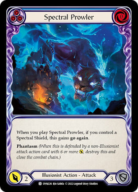 Spectral Prowler (Blue) [DYN226] [Dynasty] Rainbow Foil