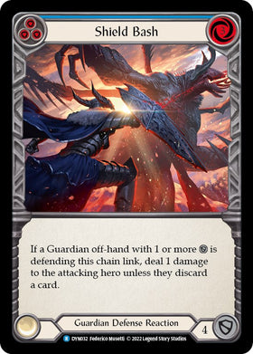 Shield Bash (Blue) [DYN032] [Dynasty] Rainbow Foil