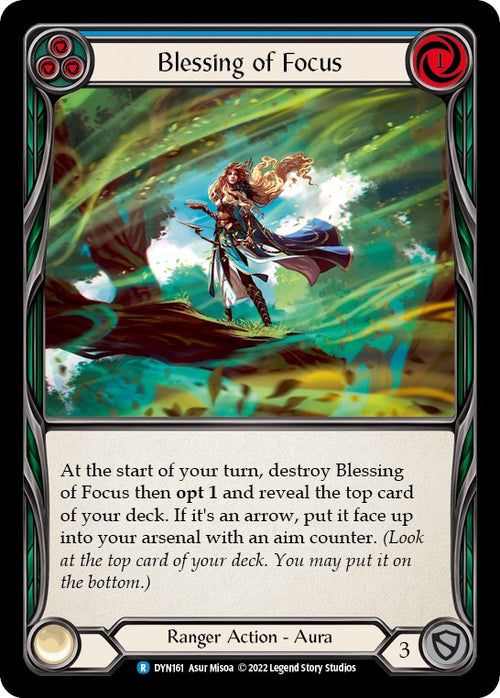 Blessing of Focus (Blue) [DYN161] [Dynasty]